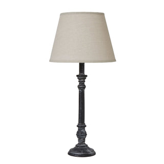 Lucidora - Isca Stem Table Lamp With Linen Shade - Table Lamps