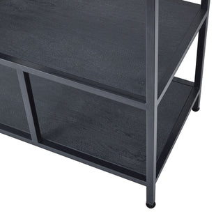 Lucidora - Large Black Multi Shelf Unit - Shelving