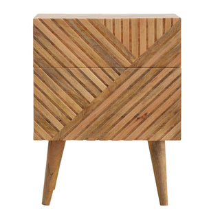 Lucidora - Lille 2 Drawer Bedside - Bedside Cabinets