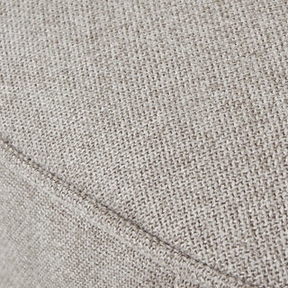 Lucidora - Lily Swivel Ottoman In Oatmeal Twill - Footstools