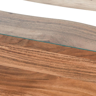 Lucidora - Live Edge Collection River Coffee Table - Coffee Tables