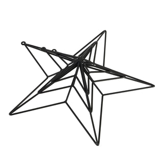Lucidora - Matt Black Convexed Star Frame - Wall Sculptures