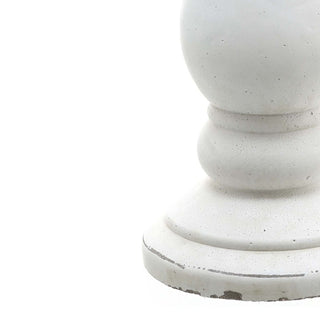 Lucidora - Matt White Ceramic Candle Holder - Candle Holders
