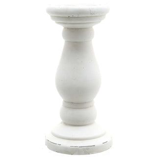 Lucidora - Matt White Ceramic Candle Holder - Candle Holders