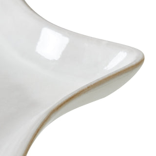 Lucidora - Medium White Ceramic Star Dish - Decorative Bowls
