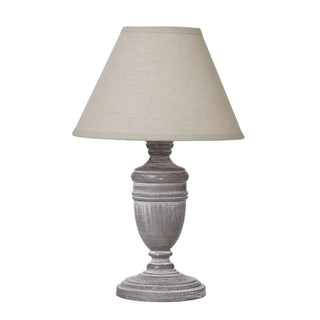 Lucidora - Metis Urn Table Lamp With Linen Shade - Table Lamps