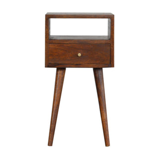 Lucidora - Mini Chestnut Bedside - Bedside Cabinets