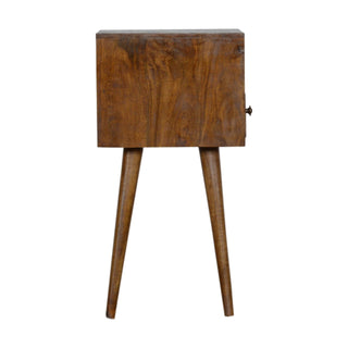 Lucidora - Mini Geo Brass Bedside - Bedside Cabinets