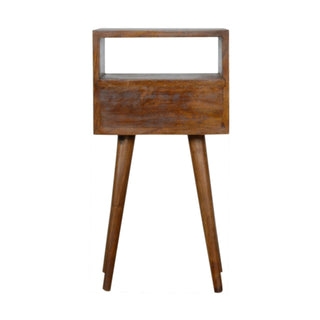 Lucidora - Mini Geo Brass Bedside - Bedside Cabinets