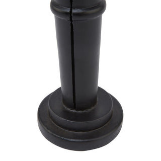 Lucidora - Minimalist Black Wooden Large Nutcracker Decoration - Nutcracker