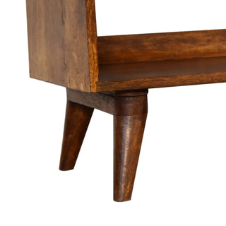 Lucidora - Mud Linen Nordic Storage Bench - Entryway Benches