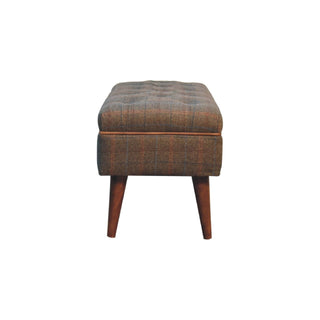 Lucidora - Multi Tweed Buffalo Pipe Bench - Entryway Benches