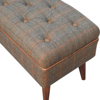 Lucidora - Multi Tweed Buffalo Pipe Bench - Entryway Benches