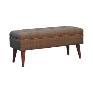 Lucidora - Multi Tweed Buffalo Pipe Bench - Entryway Benches