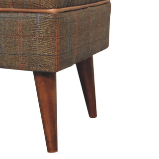 Lucidora - Multi Tweed Buffalo Pipe Bench - Entryway Benches