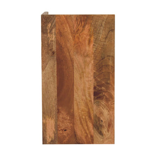 Lucidora - Oak - ish Box Bedside - Bedside Cabinets