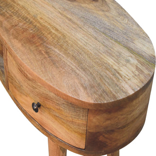 Lucidora - Oak - ish Wave Writing Desk - Writing Desks