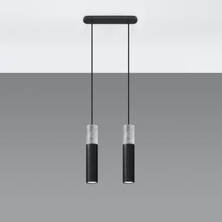 Lucidora - Pendant lamp BORGIO 2 black - Pendant lamps
