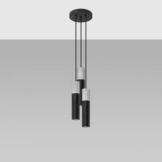 Lucidora - Pendant lamp BORGIO 3P black - Pendant lamps