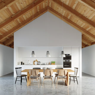 Lucidora - Pendant lamp CASCO white/black - Pendant lamps