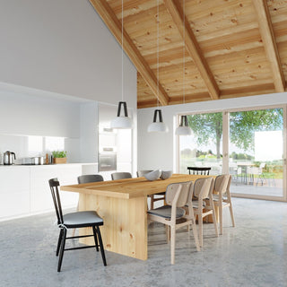 Lucidora - Pendant lamp CASCO white/black - Pendant lamps