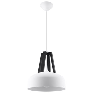 Lucidora - Pendant lamp CASCO white/black - Pendant lamps