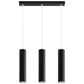 Lucidora - Pendant lamp LAGOS 3L black - Pendant lamps