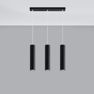 Lucidora - Pendant lamp LAGOS 3L black - Pendant lamps