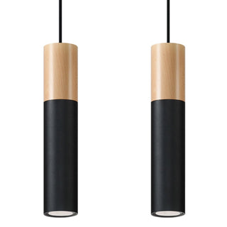 Lucidora - Pendant lamp PABLO 2 black - Pendant lamps