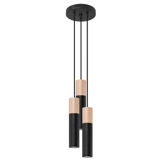 Lucidora - Pendant lamp PABLO 3P black - Pendant lamps
