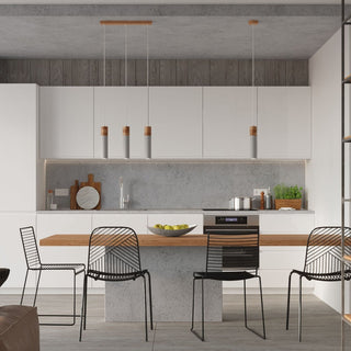 Lucidora - Pendant lamp ZANE 1 grey - Pendant lamps