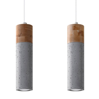 Lucidora - Pendant lamp ZANE 2 grey - Pendant lamps