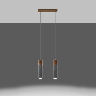 Lucidora - Pendant lamp ZANE 2 grey - Pendant lamps