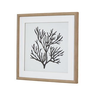 Lucidora - Reef Coral Art Mounted In Beaded Frame - Art & Printed
