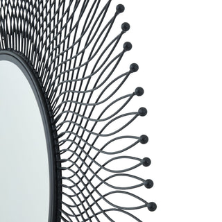 Lucidora - Rio Black Large Wire Mirror - Wall Mirrors