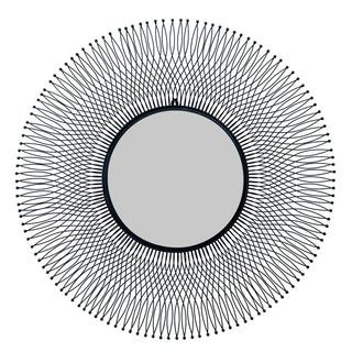 Lucidora - Rio Black Large Wire Mirror - Wall Mirrors