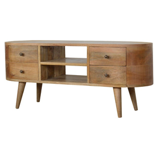 Lucidora - Rounded Entertainment Unit - Media Units