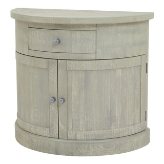Lucidora - Saltaire Collection Half Moon 2 Door Cupboard With Drawer - Sideboards