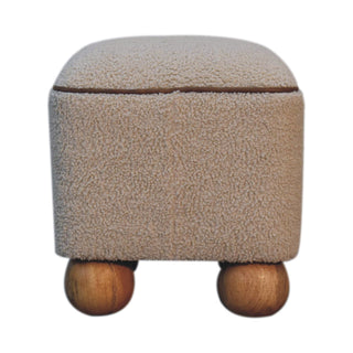 Lucidora - Serenity Footstool with Ball Feet - Footstools