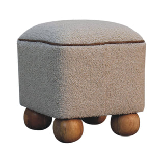 Lucidora - Serenity Footstool with Ball Feet - Footstools