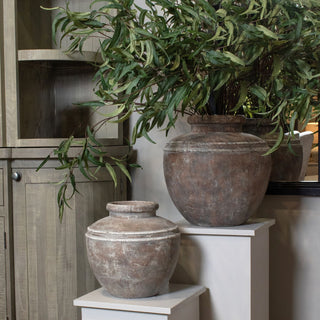Lucidora - Siena Brown Water Pot - Urns