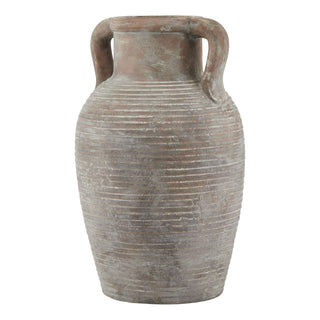 Lucidora - Siena Large Brown Amphora Pot - Urns