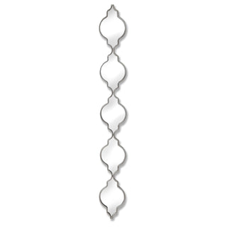 Lucidora - Silver Quarterfoil Decorative Hanging Mirror - Wall Mirrors