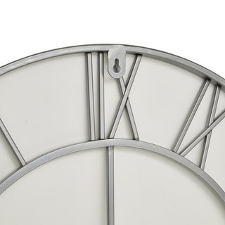 Lucidora - Silver Skeleton Wall Clock - Wall Clocks