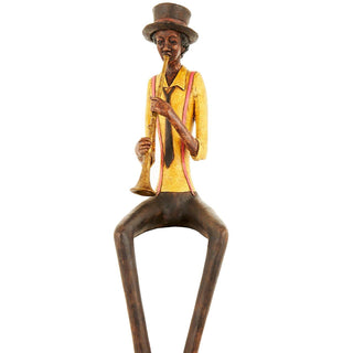 Lucidora - Sitting Jazz Band Trumpeter - People Figurines