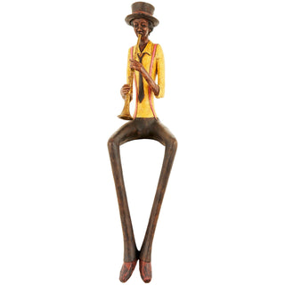 Lucidora - Sitting Jazz Band Trumpeter - People Figurines