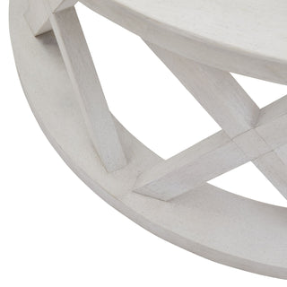 Lucidora - Stamford Plank Collection Round Coffee Table - Coffee Tables