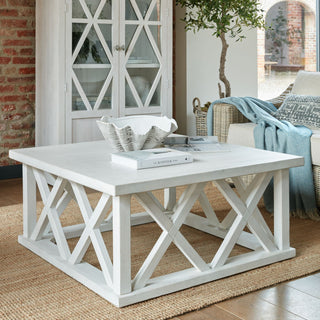 Lucidora - Stamford Plank Collection Square Coffee Table - Coffee Tables