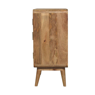 Lucidora - T - bar Ridged Cabinet - Sideboards