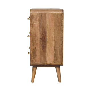 Lucidora - T - bar Ridged Chest - Chest of Drawers